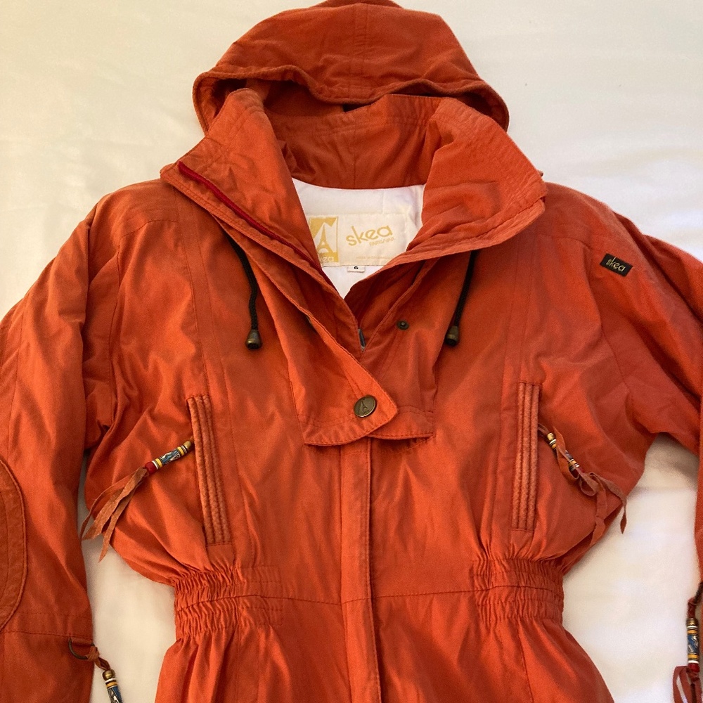 Vintage onesie, orange, size 6